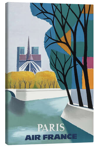Canvas print Notre Dame on the Seine