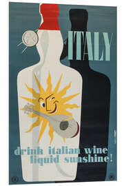 Tableau en PVC Vin italien