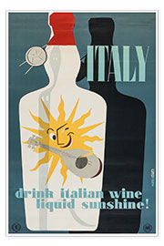 Poster Italian wine