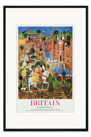 Gerahmter Kunstdruck Britannien, Land mit Geschichte