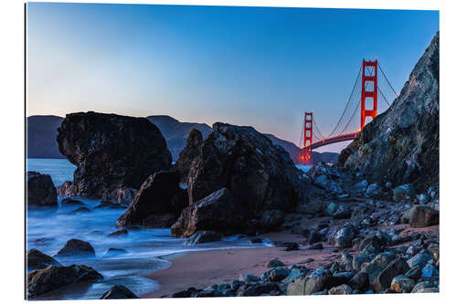 Tableau en plexi-alu Pont du Golden Gate à San Francisco en Californie