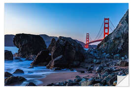 Wall sticker Golden Gate Bridge in San Francisco California