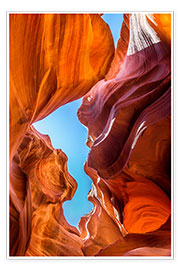 Wall print  Canyon with a blue sky - Mike Centioli