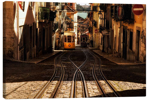 Canvas print Lisbon hills