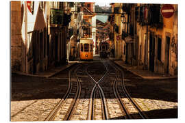 Tableau en plexi-alu Collines de Lisbonne