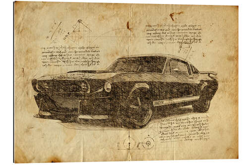 Gallery print Vintage Mustang Eleanor