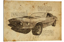 Gallery print Vintage Mustang II