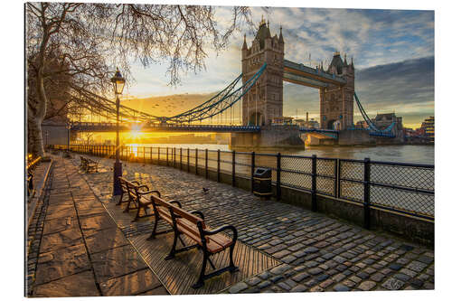 Gallery print Tower Bridge in London at sunrise