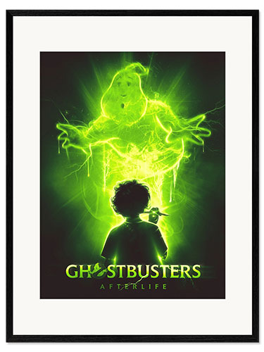 Impressão artística com moldura Ghostbusters