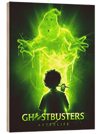 Quadro de madeira Ghostbusters