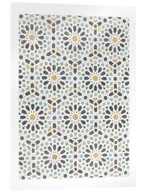 Acrylic print  Moroccan mosaic - Mantika Studio