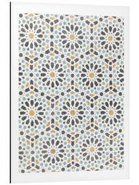 Aluminiumsbilde  Moroccan mosaic - Mantika Studio