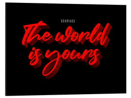 Magnettafel Scarface-Zitat