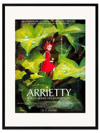 Framed art print Arrietty (French) - Vintage Entertainment Collection