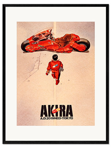 Gerahmter Kunstdruck Akira I