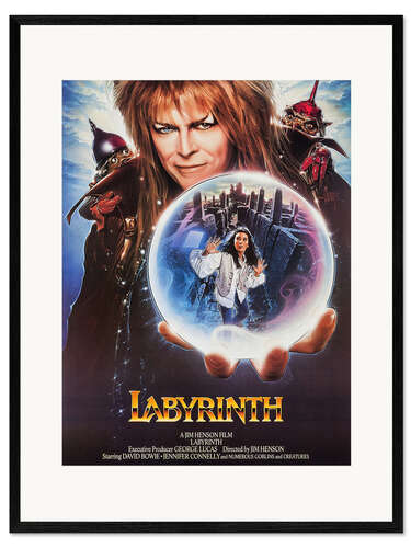 Ingelijste kunstdruk Labyrinth