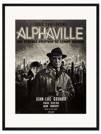 Gerahmter Kunstdruck Alphaville