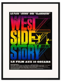 Gerahmter Kunstdruck West Side Story (französisch)