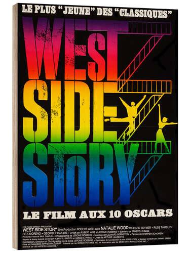 Quadro de madeira West Side Story (French)