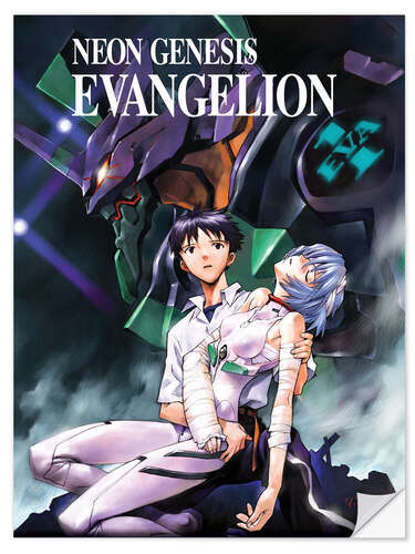 Selvklebende plakat Neon Genesis Evangelion