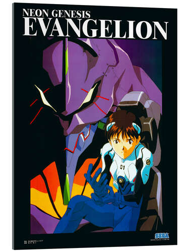 Akrylbilde Neon Genesis Evangelion