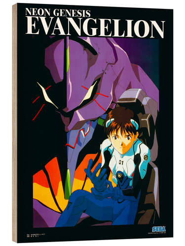 Cuadro de madera Neon Genesis Evangelion