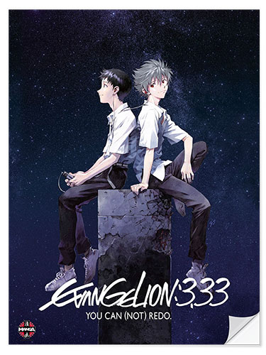 Vinilo para la pared Evangelion: 3.33 Tú (No) Puedes Rehacer