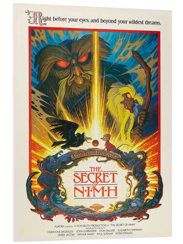 Foam board print The Secret of NIMH