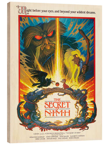 Holzbild The Secret of NIMH