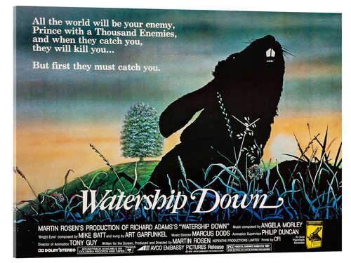 Acrylglas print Watership Down