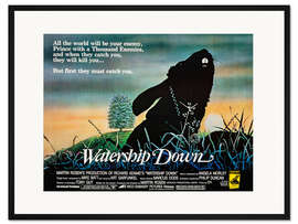 Gerahmter Kunstdruck Unten am Fluss (Englisch)