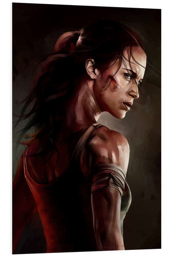 Foam board print Tomb Raider