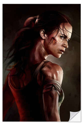 Wandsticker Tomb Raider