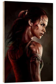 Wood print Tomb Raider