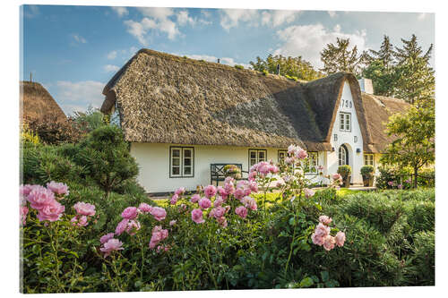 Quadro em acrílico Casa Frísia em Sylt