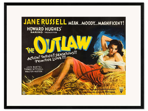 Innrammet kunsttrykk The Outlaw