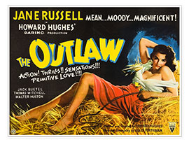 Póster  The Outlaw - Vintage Entertainment Collection