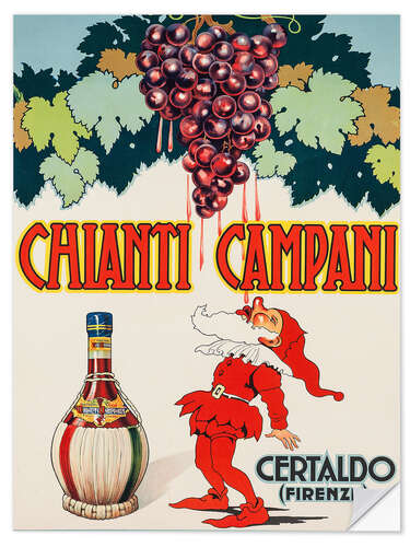 Sticker mural Chianti Campani