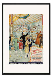 Gerahmter Kunstdruck L'Eden Palais Carrousel Salon