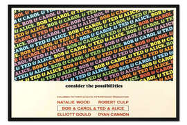 Gerahmter Kunstdruck Bob &amp; Carol &amp; Ted &amp; Alice