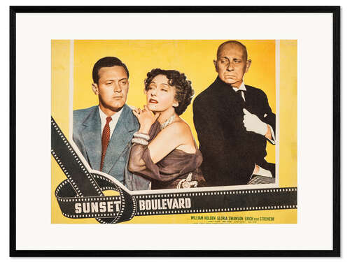 Framed art print Sunset Boulevard