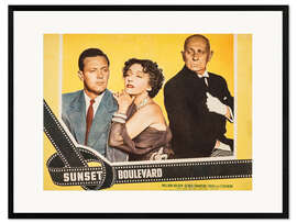 Framed art print Sunset Boulevard