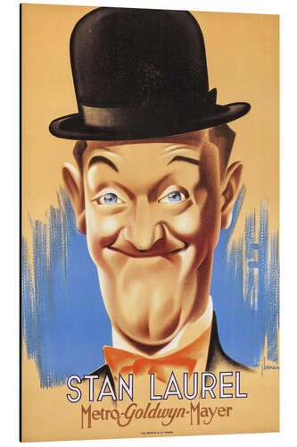 Cuadro de aluminio Stan Laurel