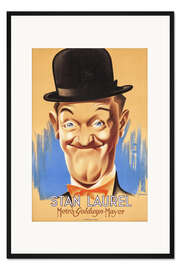 Gerahmter Kunstdruck Stan Laurel