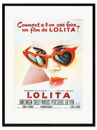 Impresión de arte enmarcada Lolita (francés)