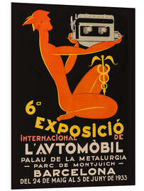 Foam board print Exposicio international de l'automobil 1933