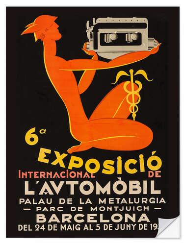 Wall sticker Exposicio international de l'automobil 1933