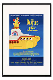 Gerahmter Kunstdruck The Beatles – Yellow Submarine