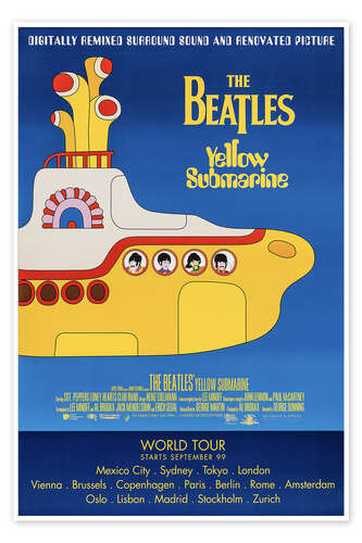 Plakat The Beatles - Yellow Submarine