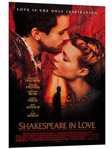 Stampa su PVC Shakespeare in Love (inglese)